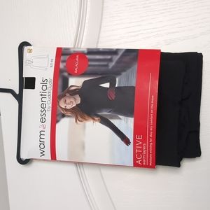 Cuddl Duds active shirt, black, medium